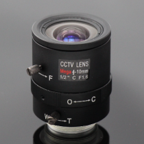 2 Megapixel Varifocal Manual Iris CCTV Lens 4-10mm