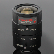 3 Megapixel Varifocal Manual Iris CCTV Lens 3.5-18mm IR