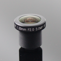 3 Megapixel Fisheye Board Lens 1.39mm M12x0.5 1/3"