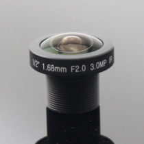3 Megapixel Fisheye Board Lens 1.68mm M12x0.5 1/2"