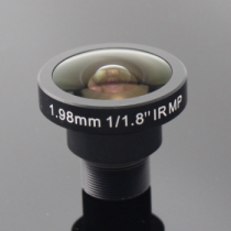 12 Megapixel Fisheye Board Lens 1.98mm M12x0.5 1/1.8"