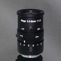 Mega Pixel Varifocal Manual Iris CCTV Lens 3-8mm