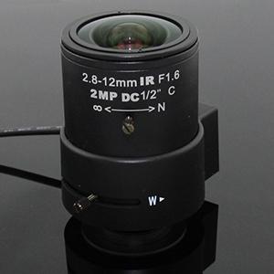 2 Mega Pixel Varifocal Auto Iris CCTV Lens IR 2.8-12mm C Mount king:title /}