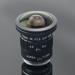 8 Megapixel Manual Iris Fisheye Lens 2.5mm 2/3" CS Mount king:title /}