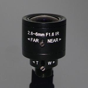 Varifocal Fixed Iris Board CCTV Lens 2.6-6mm king:title /}