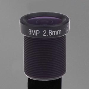 3 Megapixel Mini CCTV Lens 2.8mm 1/2.7" F1.2 Aperture M12x0.5 king:title /}