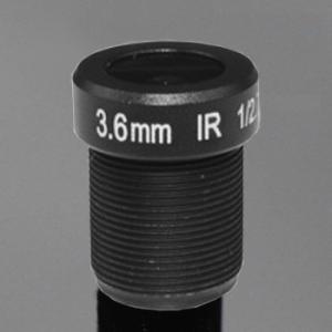 3 Megapixel Mini CCTV Lens 3.6mm 1/2.7" F1.2 Aperture M12x0.5 king:title /}
